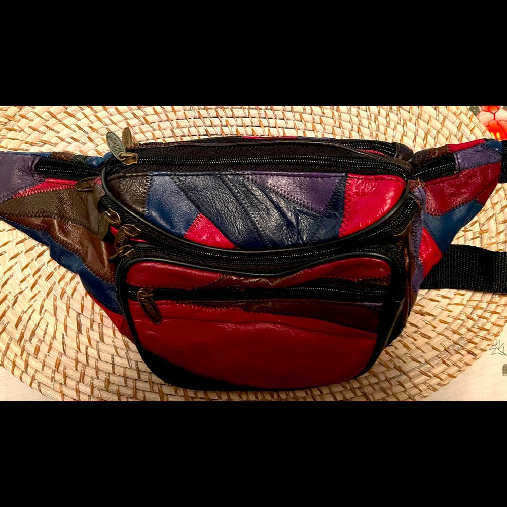 80’s vintage patch work “Fanny pack”